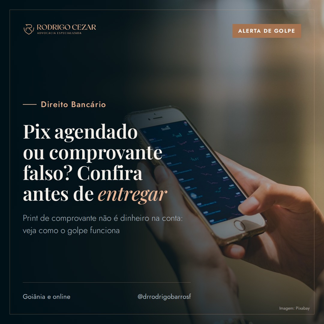 Golpe do Pix agendado e do comprovante falso: como não cair