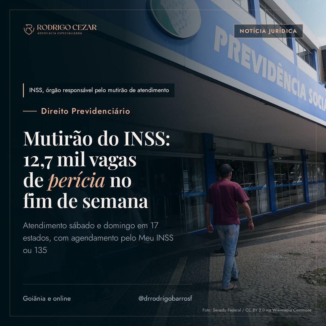 Mutirão do INSS oferece 12,7 mil vagas de perícia e avaliação social em 17 estados
