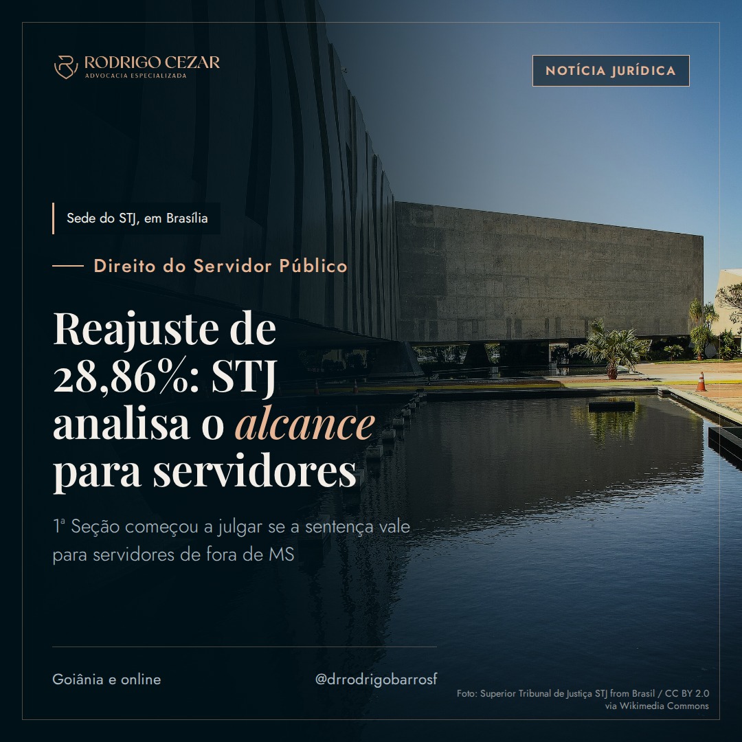 STJ começa a julgar se o reajuste de 28,86% vale para servidores federais de todo o país